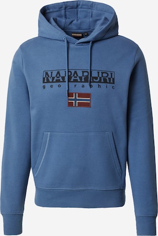 NAPAPIJRI Sweatshirt 'AYAS' in Blauw: voorkant