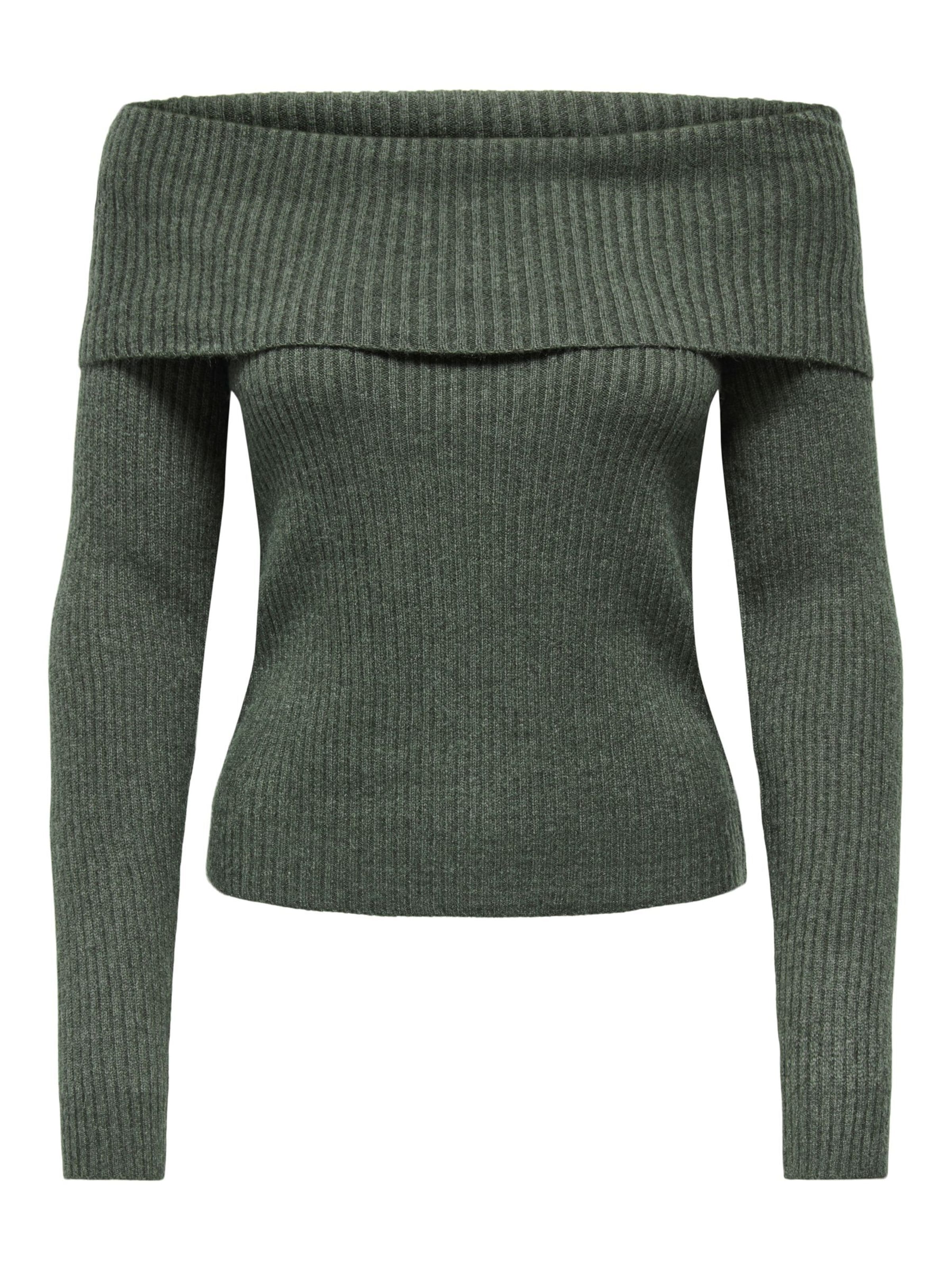 ONLY Pullover 'ONLKatia' in Grün: Vorderseite