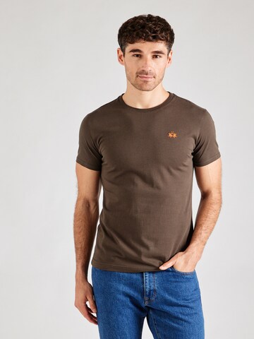 La Martina Shirt in Brown: front