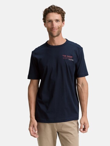 TOM TAILOR Shirt in Blue: front