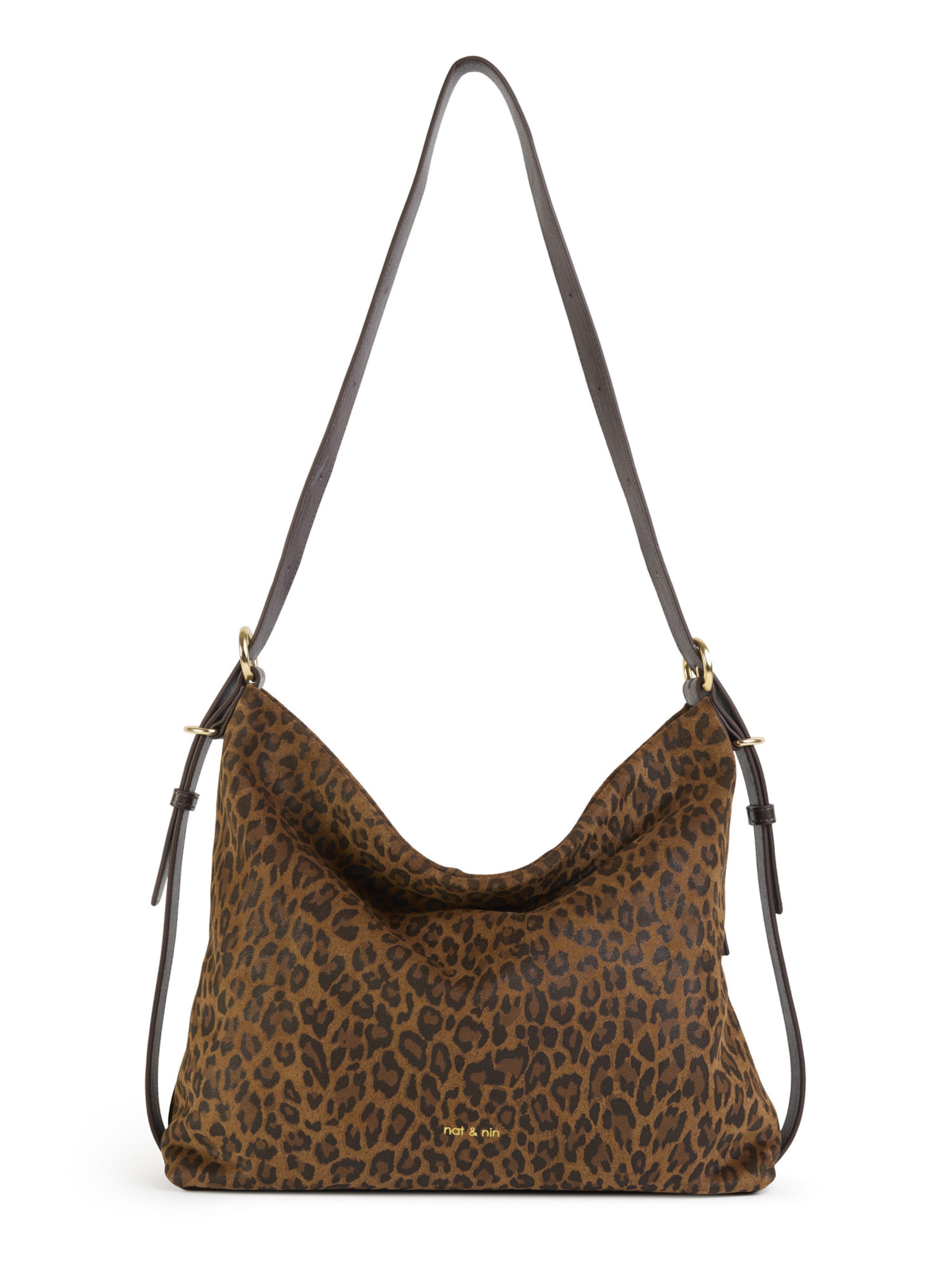 Nat&Nin Τσάντα ώμου 'Moreen' σε καφέ: μπροστά