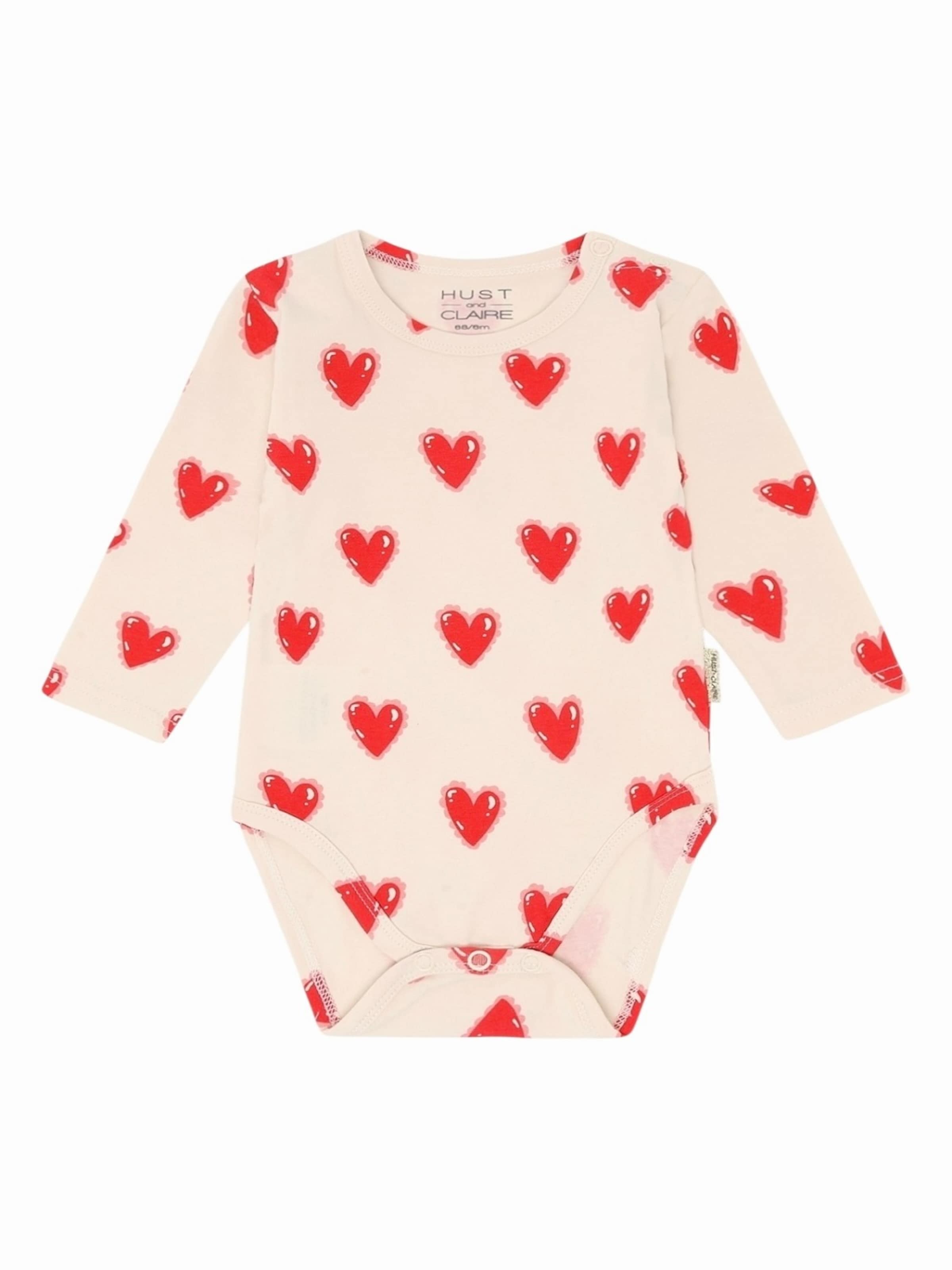 Hust & Claire Strampler/Body 'HCBri Love'‌‌‌ in Beige: Vorderseite