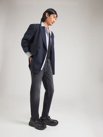 HECHTER PARIS Tapered Jeans 'BELFORT' i sort