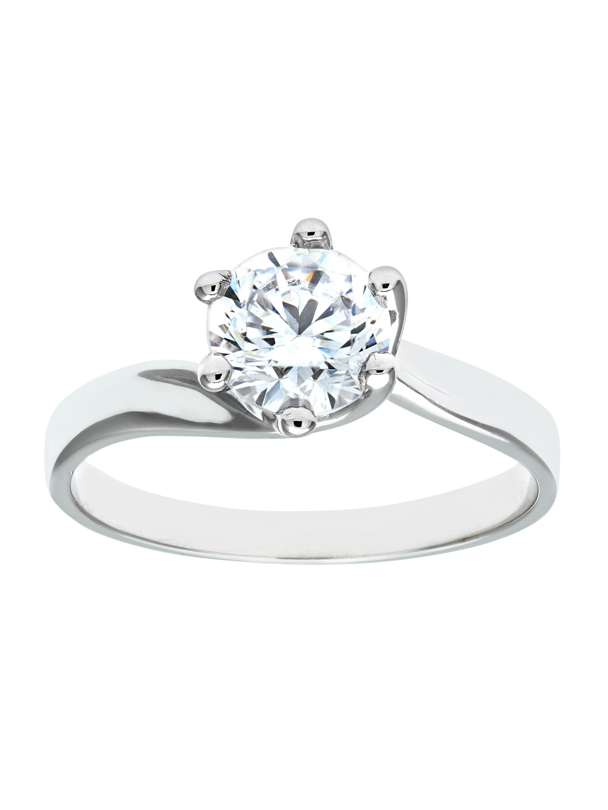 DIAMANT LETERNEL Ring in Zilver: voorkant