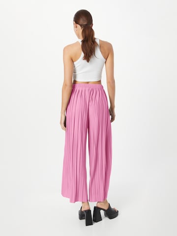 ABOUT YOU Wide leg Pants 'Caren' in Pink