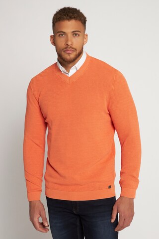 JP1880 Trui in Oranje: voorkant