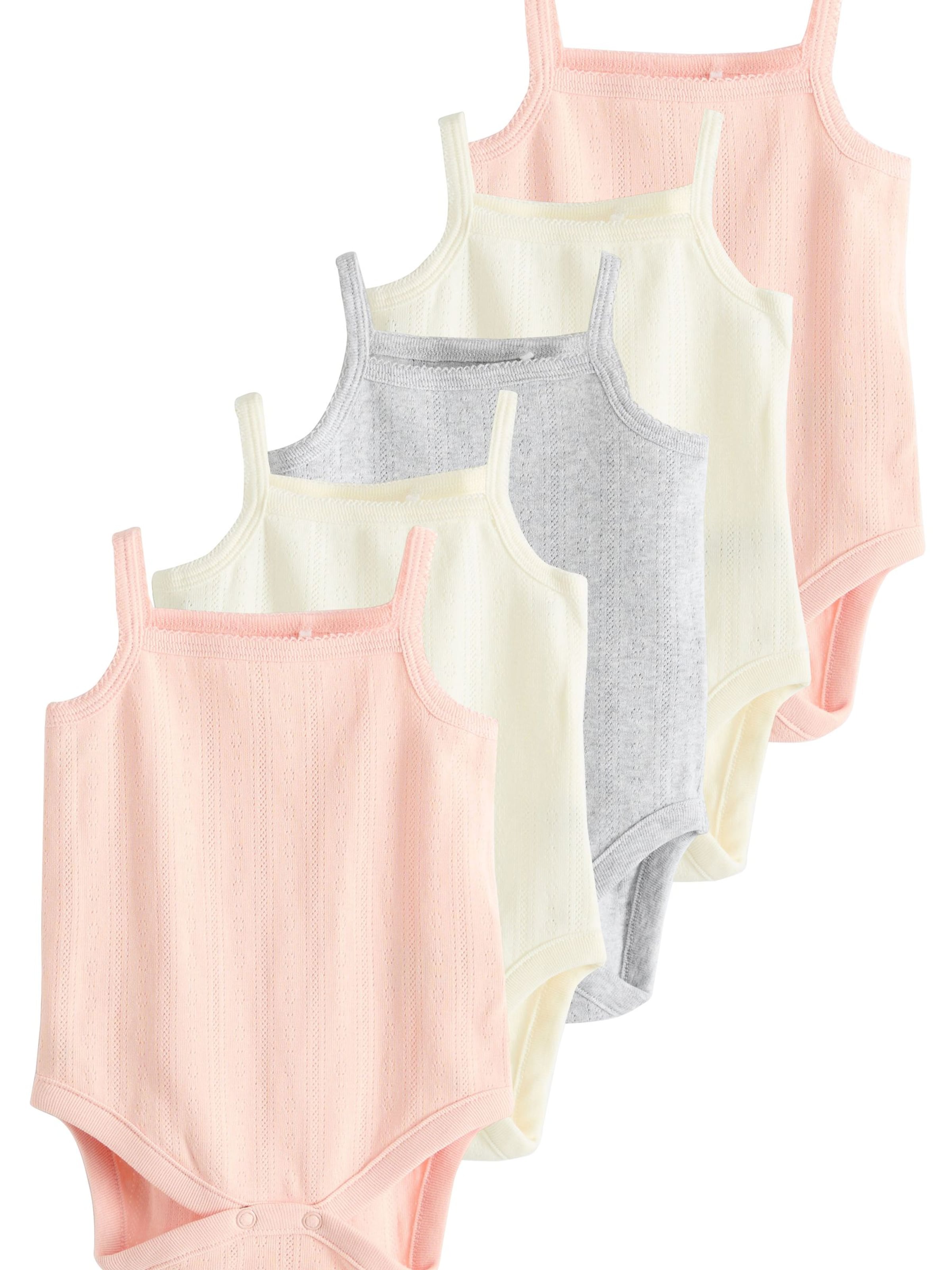 Next Dupačky/body – pink: přední strana