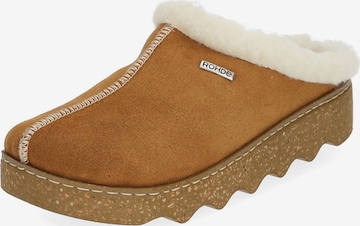 ROHDE Slippers in Brown: front