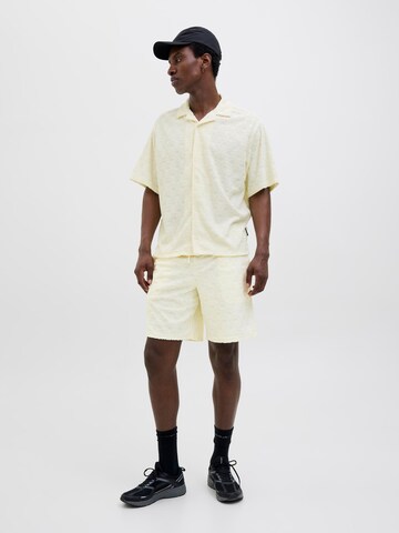 Loosefit Pantalon JACK & JONES en blanc