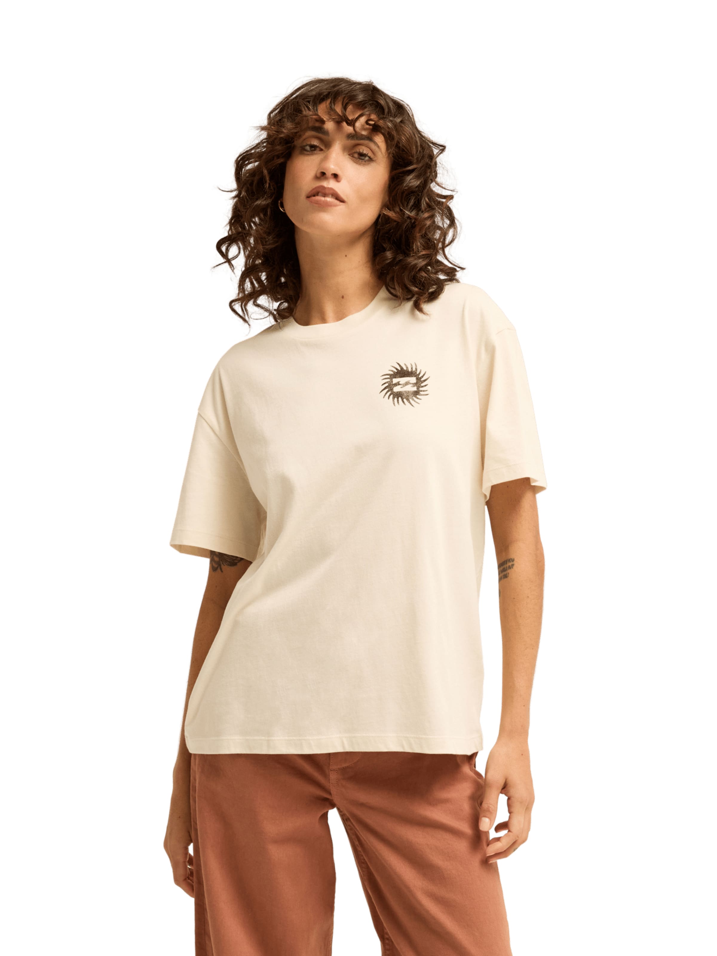 BILLABONG T-shirt in Beige