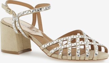 Sandalo di CAFè NOIR in beige: frontale