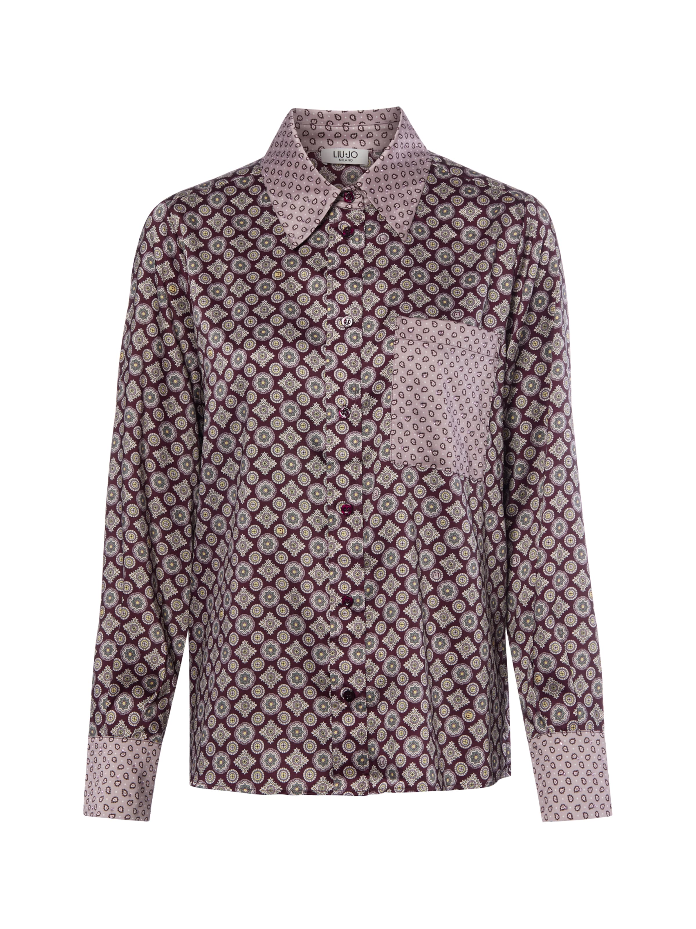 Liu Jo Bluse in Lila: Vorderseite