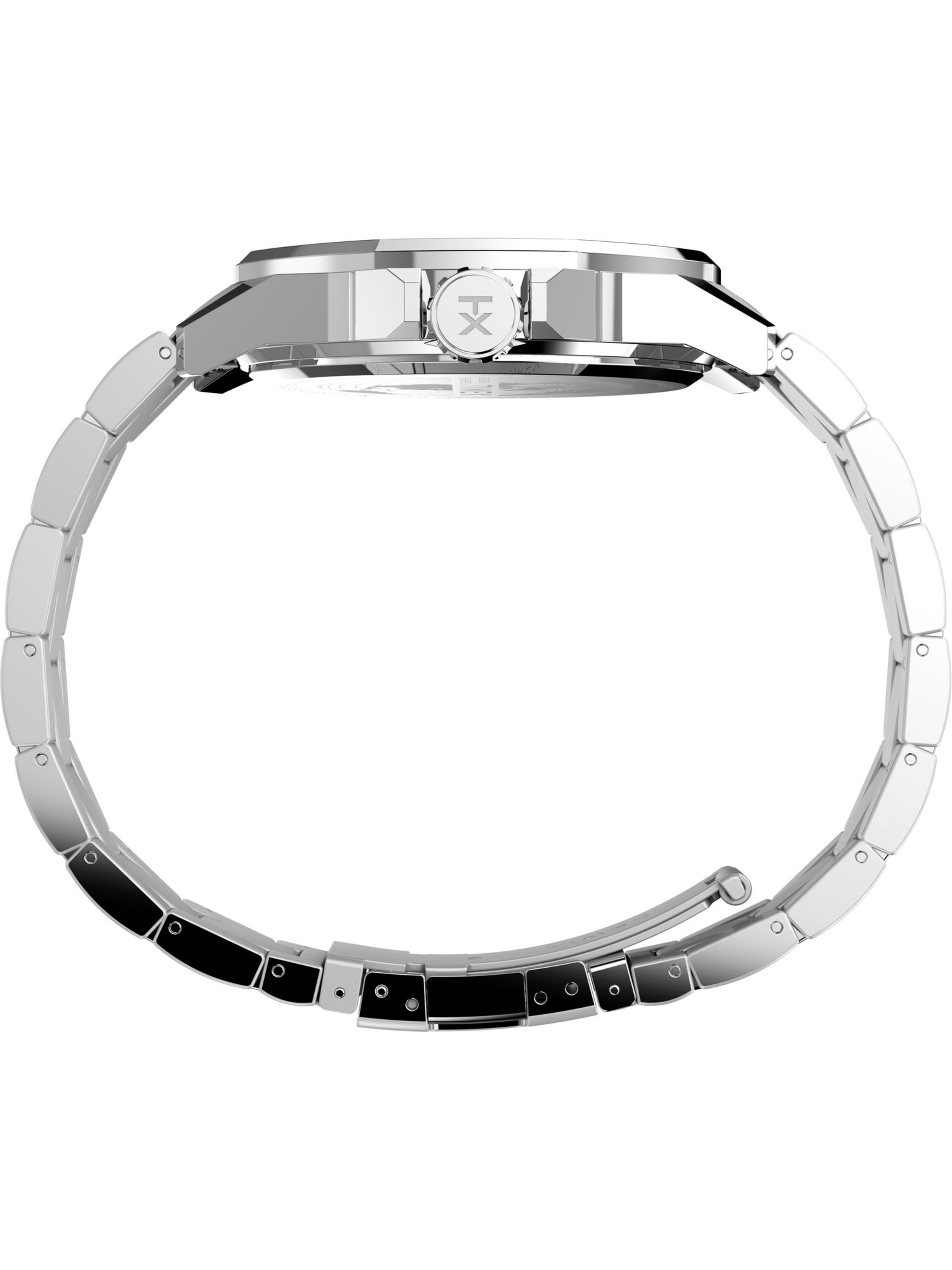 TIMEX Analoog horloge 'Essex Ave' in Zilver