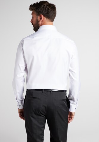 ETERNA Comfort fit Button Up Shirt in White