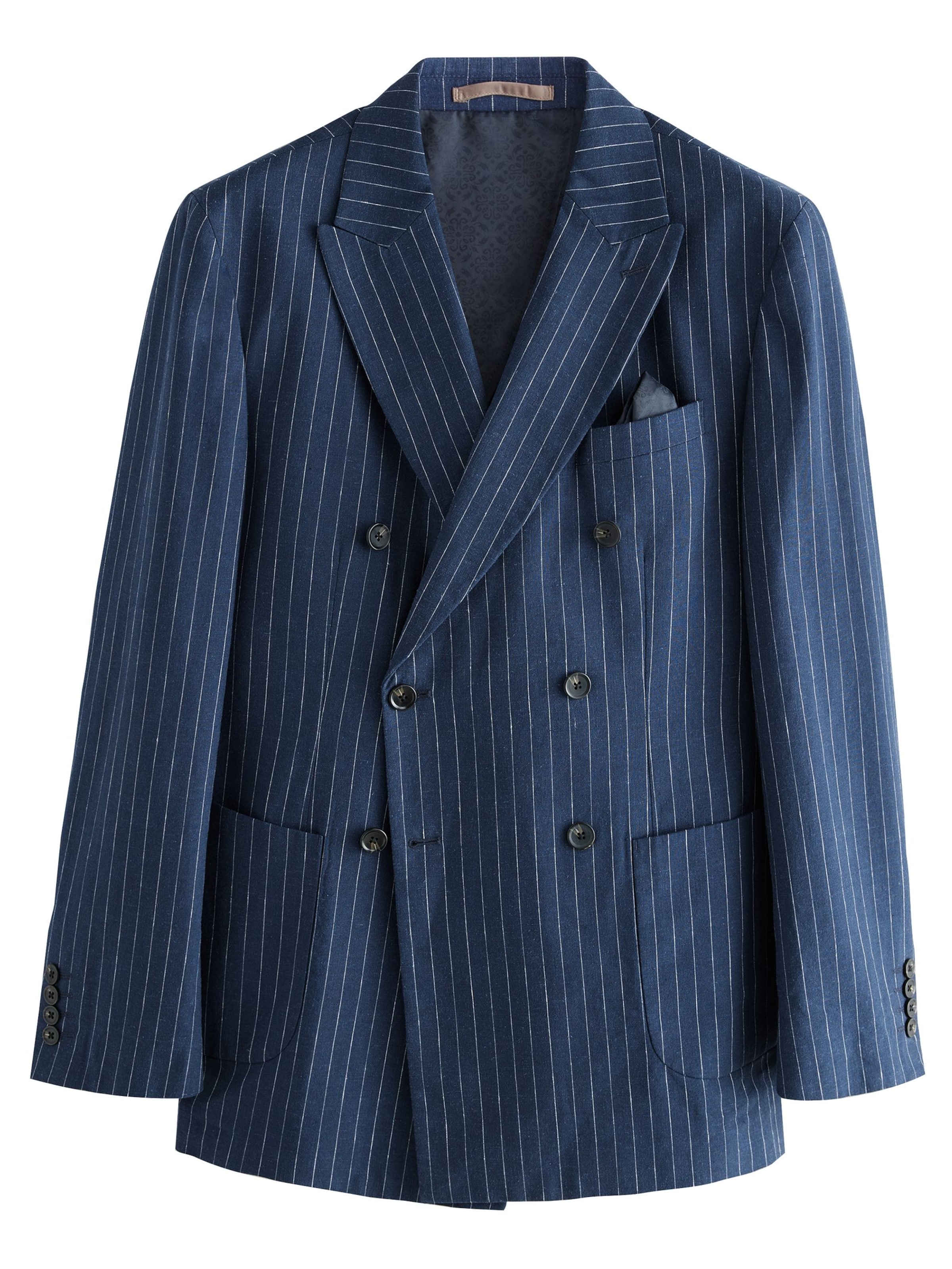 Next Regular fit Colbert in Blauw: voorkant