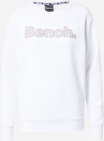 BENCH Sweatshirt 'RAINA' in White: front