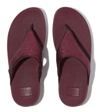 FitFlop T-Bar Sandals in Red