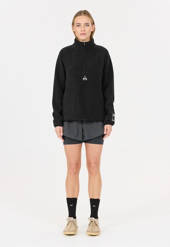 SOS Fleecepullover 'Munson' in Schwarz