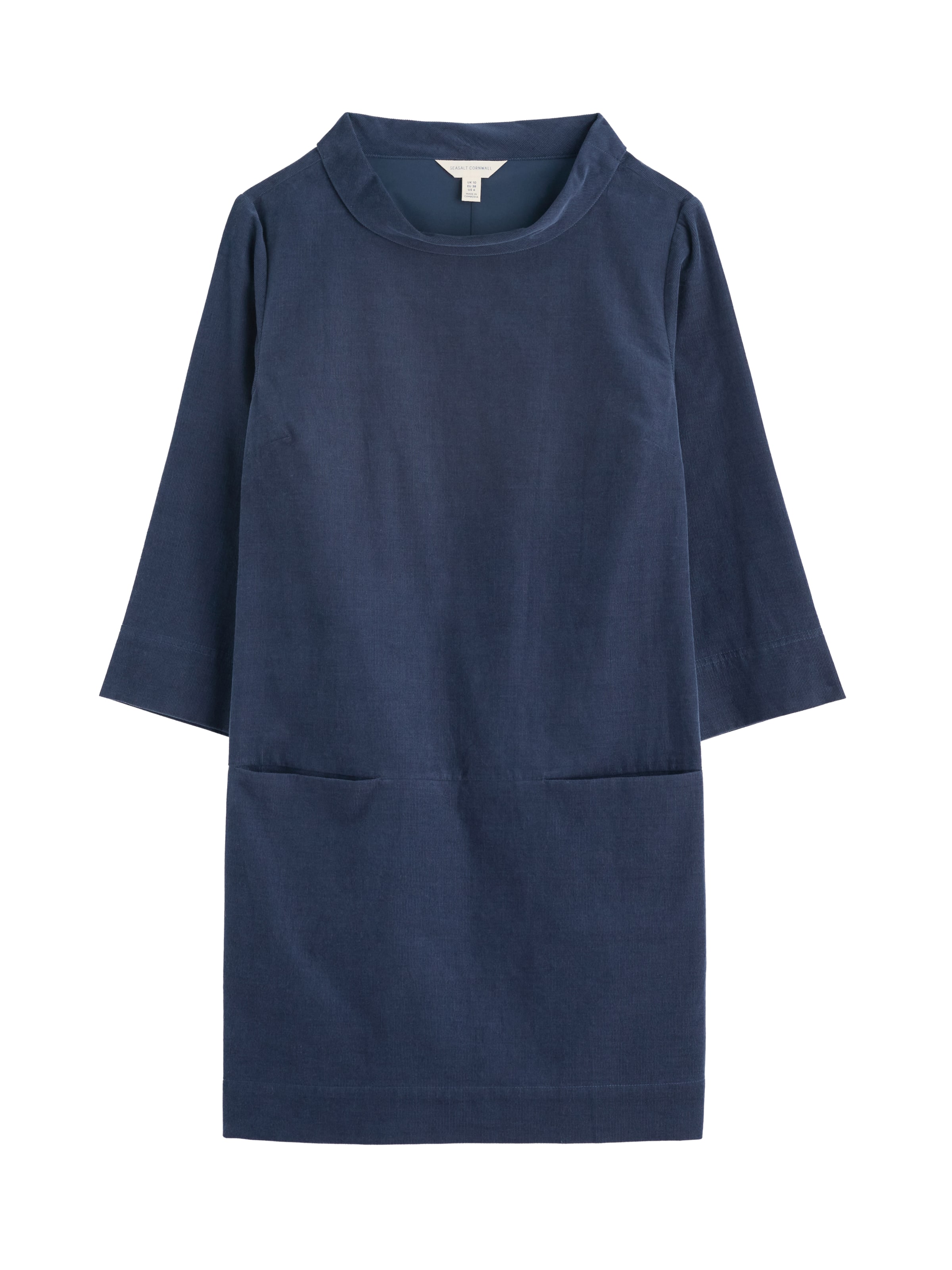 Seasalt Cornwall Tunika 'Stars' – modrá: přední strana