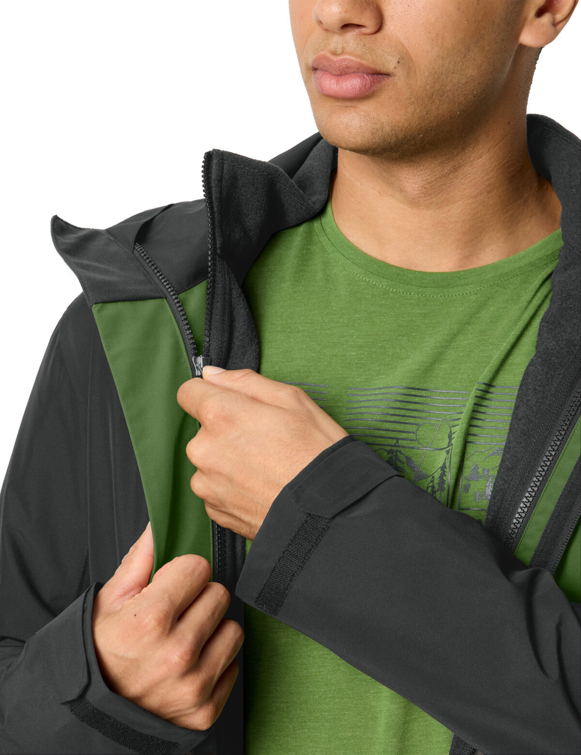 VAUDE Outdoorjacke 'Rosemoor' in Grün