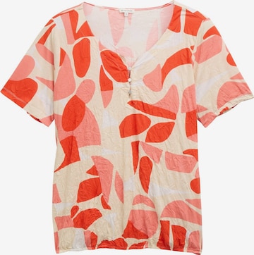 T-shirt Tom Tailor Women + en rouge : devant