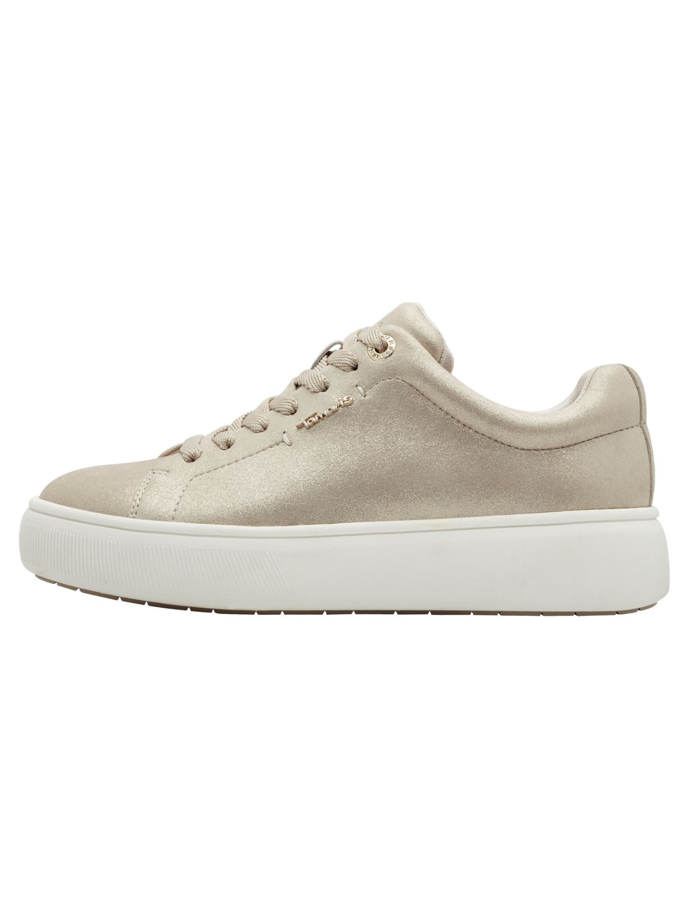 Tamaris Platform trainers in Beige