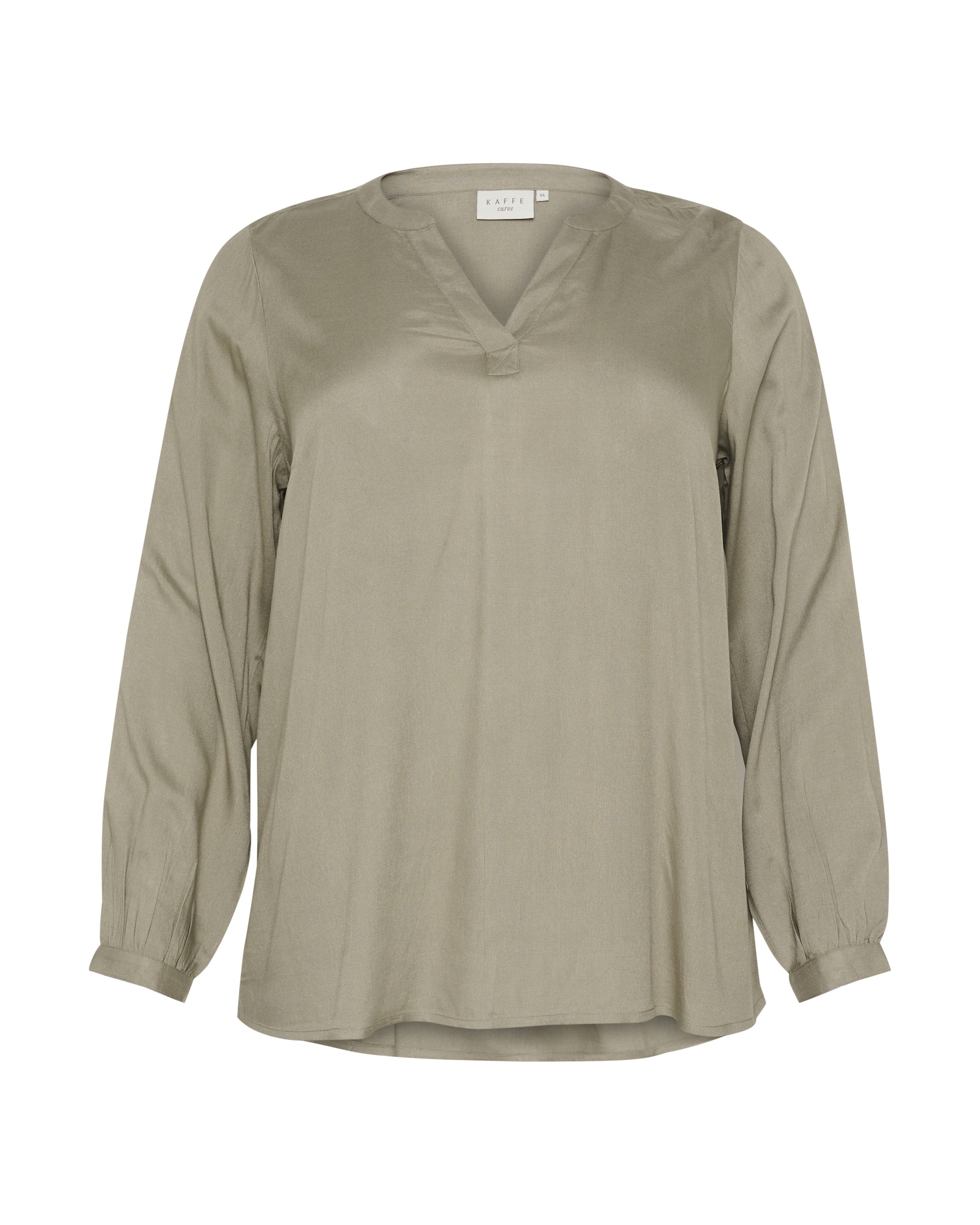 KAFFE CURVE - Blusa 'KCCalinde' em verde: frente