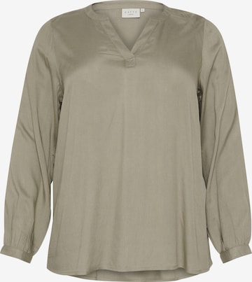 KAFFE CURVE - Blusa 'KCCalinde' em verde: frente