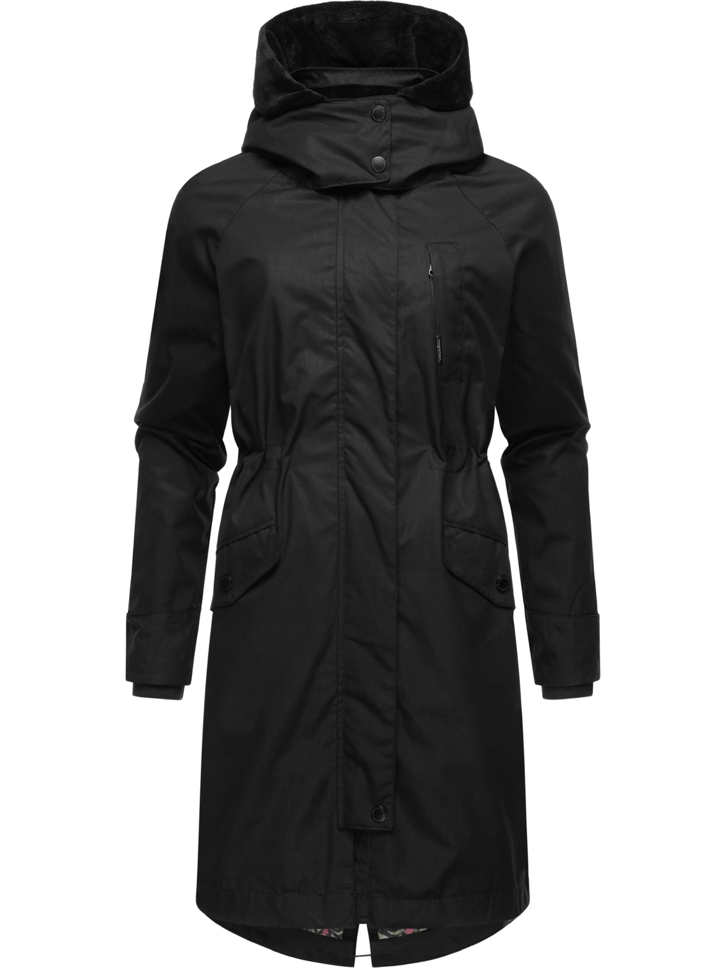 Ragwear Between-seasons coat 'Nicco' in Black