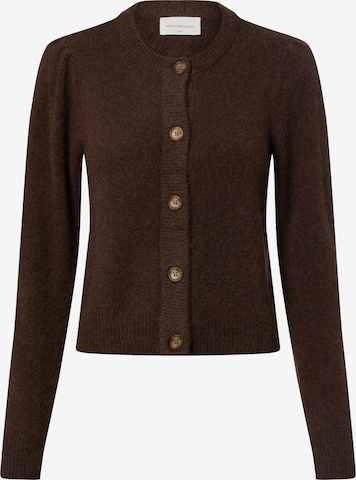 MSCH COPENHAGEN Strickjacke 'Miabelle' in Braun: Vorderseite