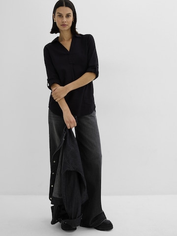 bonprix Bluse in Schwarz