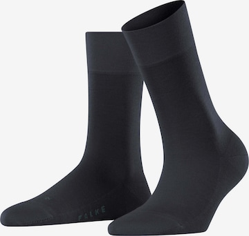 Chaussettes 'Sensitive New York' FALKE en noir : devant