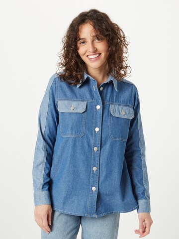 Camicia da donna 'KISKA' di b.young in blu: frontale