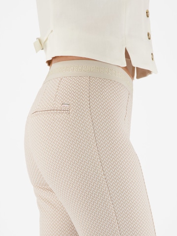 Gardeur Slimfit Hose 'ZARIA' in Beige