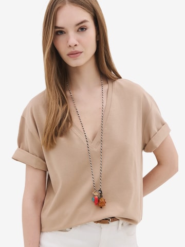 No Matter What T-Shirt in Braun: Vorderseite