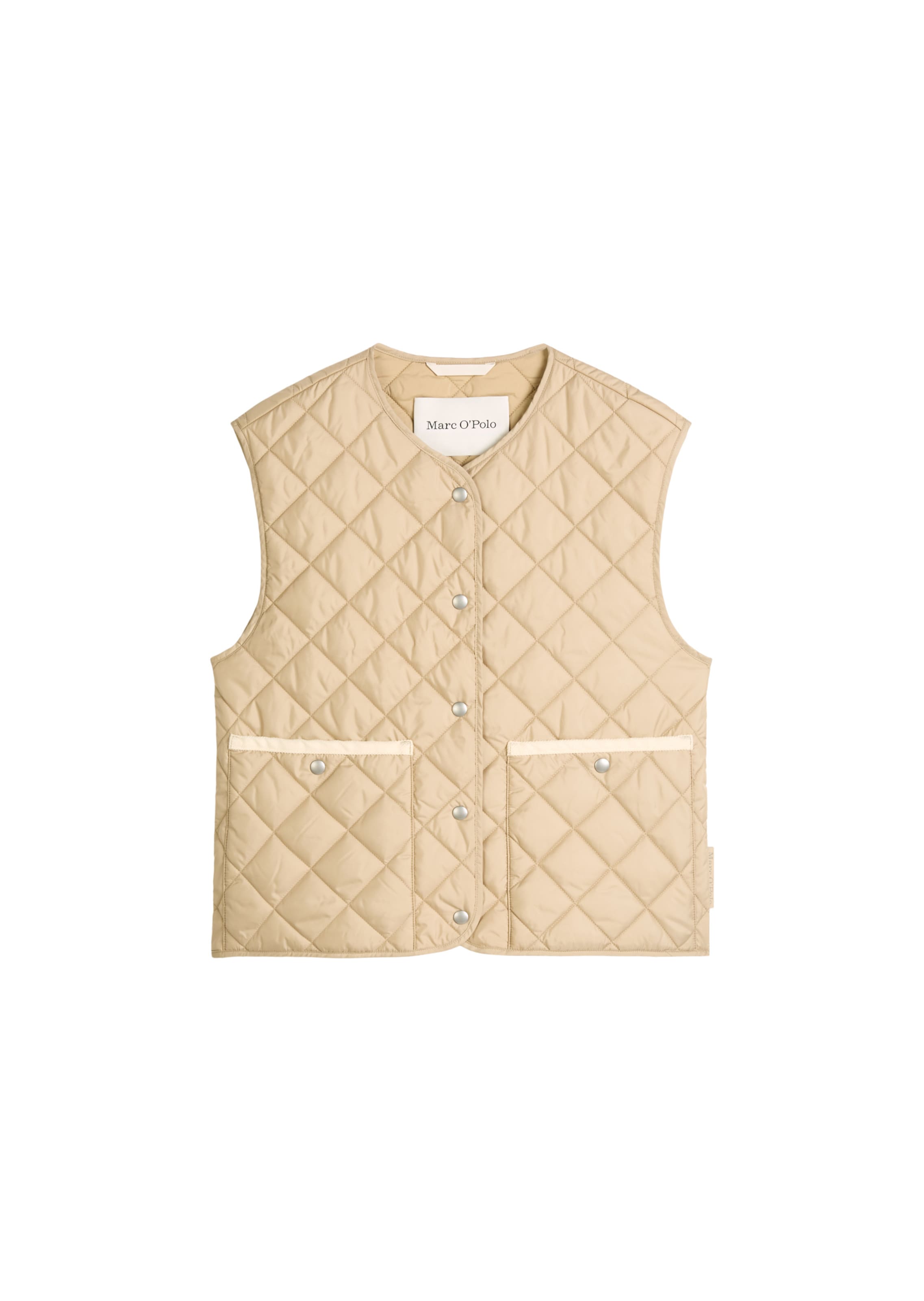 Marc O'Polo Bodywarmer in Beige: voorkant