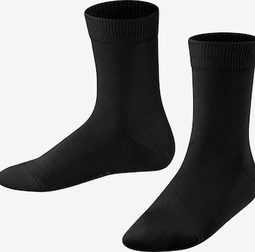 FALKE Socks 'Family' in Black: front