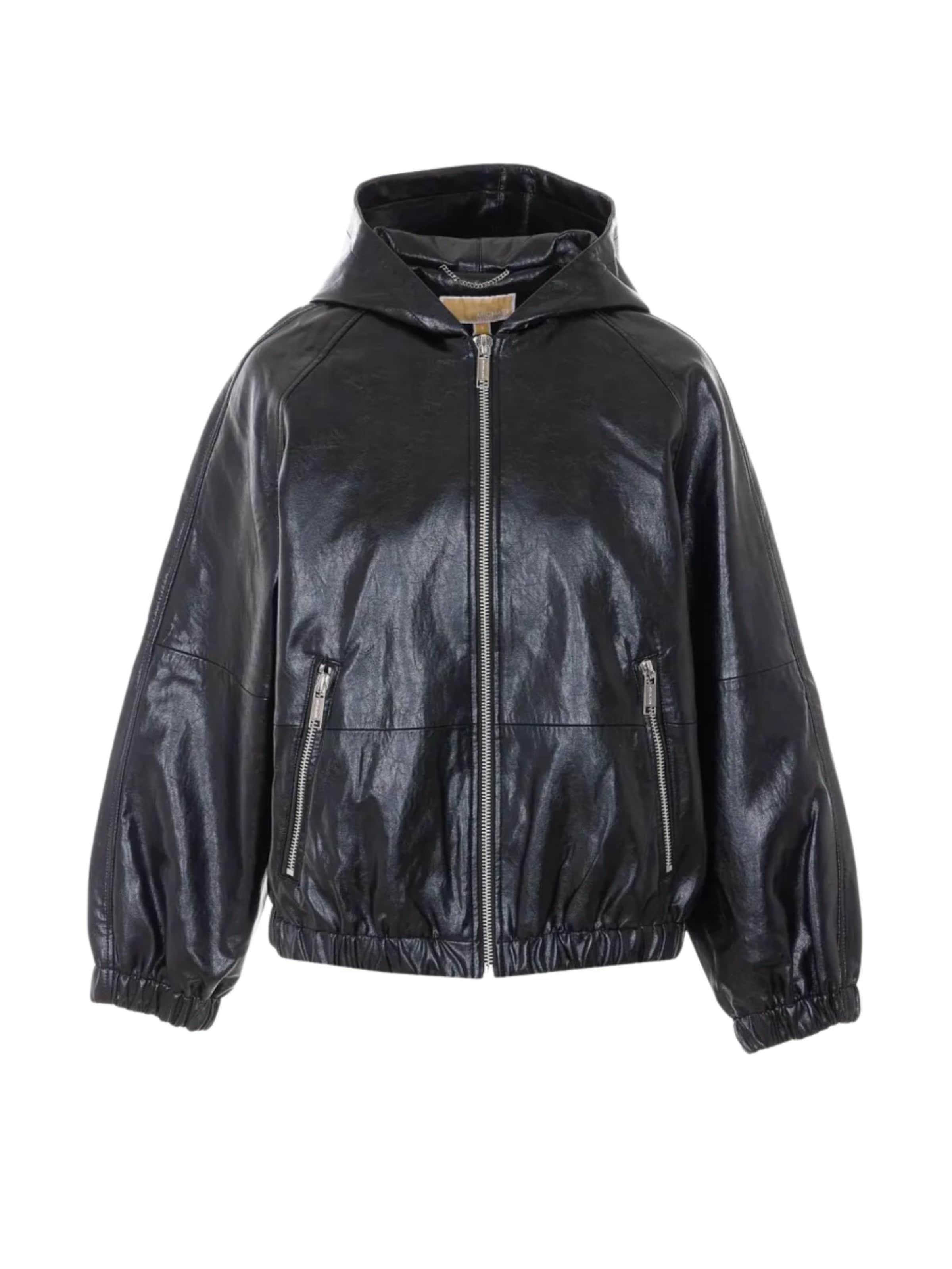 Michael Kors Between-season jacket 'MICHAEL KORS GIUBBINO ECOPELLE GIUBBINO' in Black: front