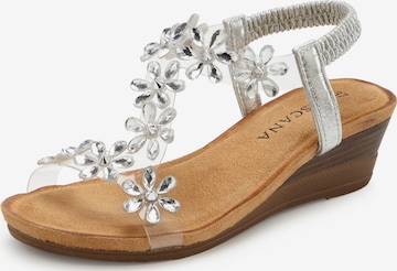 LASCANA Sandal in Silver: front