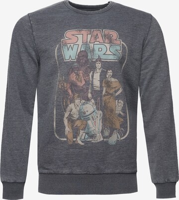 Recovered Sweatshirt 'Return Of The Jedi Group' in Grijs: voorkant