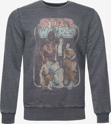 Recovered Sweatshirt 'Return Of The Jedi Group' in Grau: predná strana