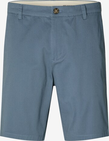 Pantalon chino 'Bill' SELECTED HOMME en bleu : devant