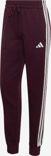 ADIDAS SPORTSWEAR Urheiluhousut koossa XS värissä viininpunainen / valkoinen, Tuotenäkymä