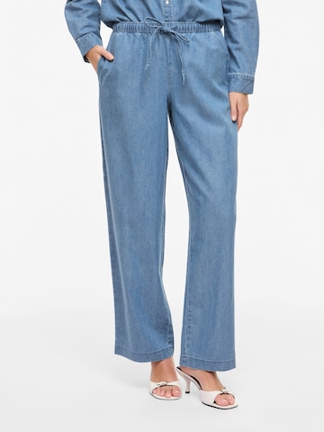Regular Pantalon 'VICONGA' VILA en bleu : devant