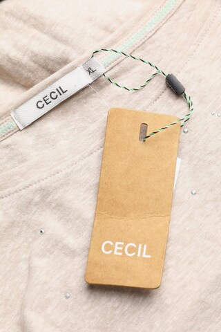 CECIL Longsleeve-Shirt XL in Beige