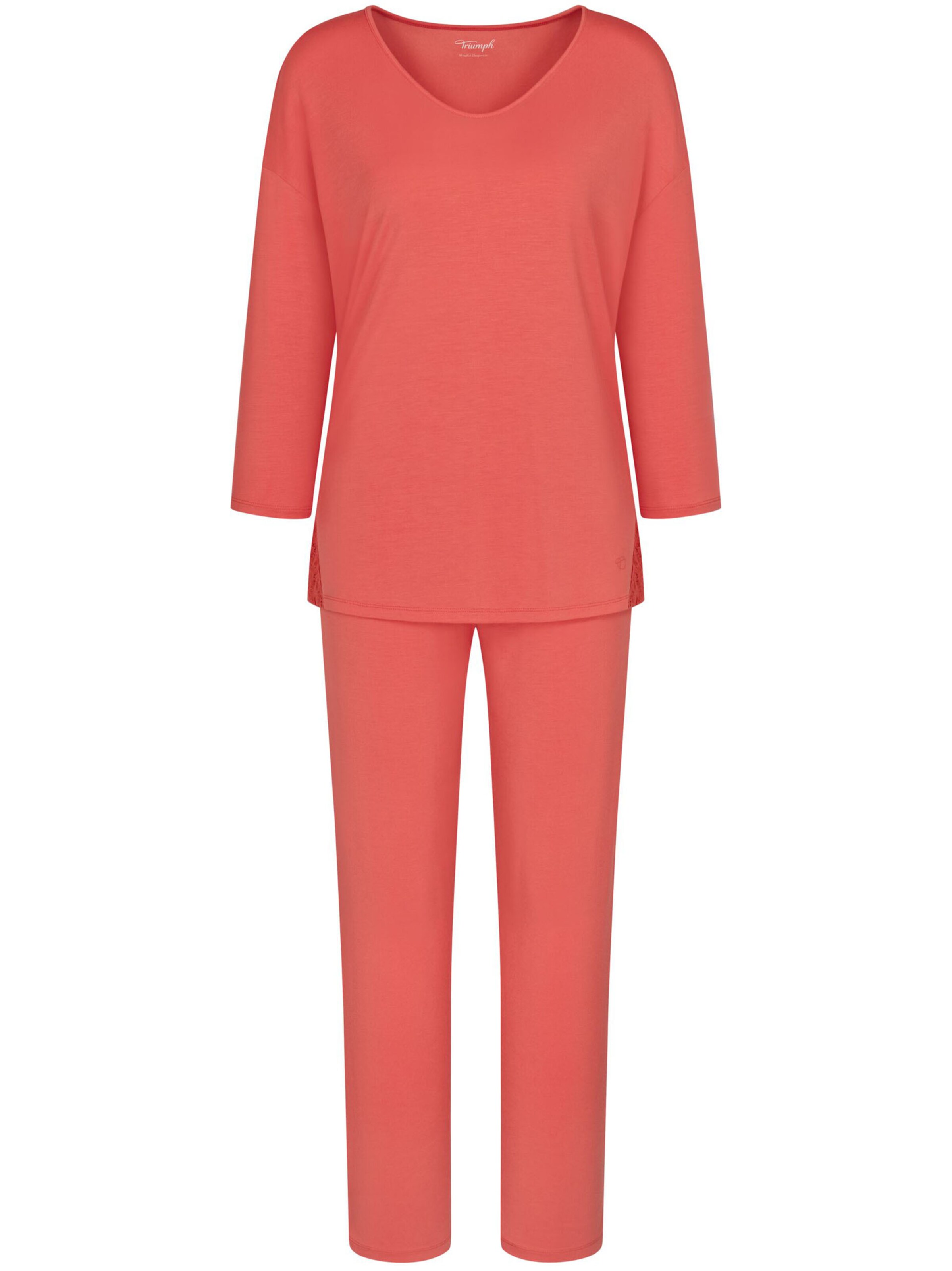 TRIUMPH - Pijama ' Timeless Sensuality ' en naranja: frente