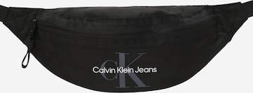 Calvin Klein Jeans - Bolsa de cintura 'Essentials' em preto: frente
