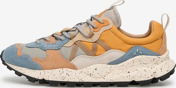 Flower Mountain Platform trainers 'LENZAN MAN' in Orange: front