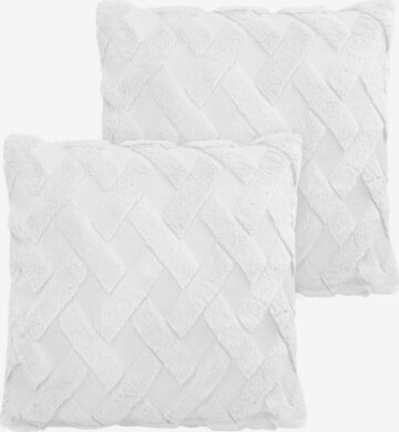 normani Pillow 'Sofia' in White: front