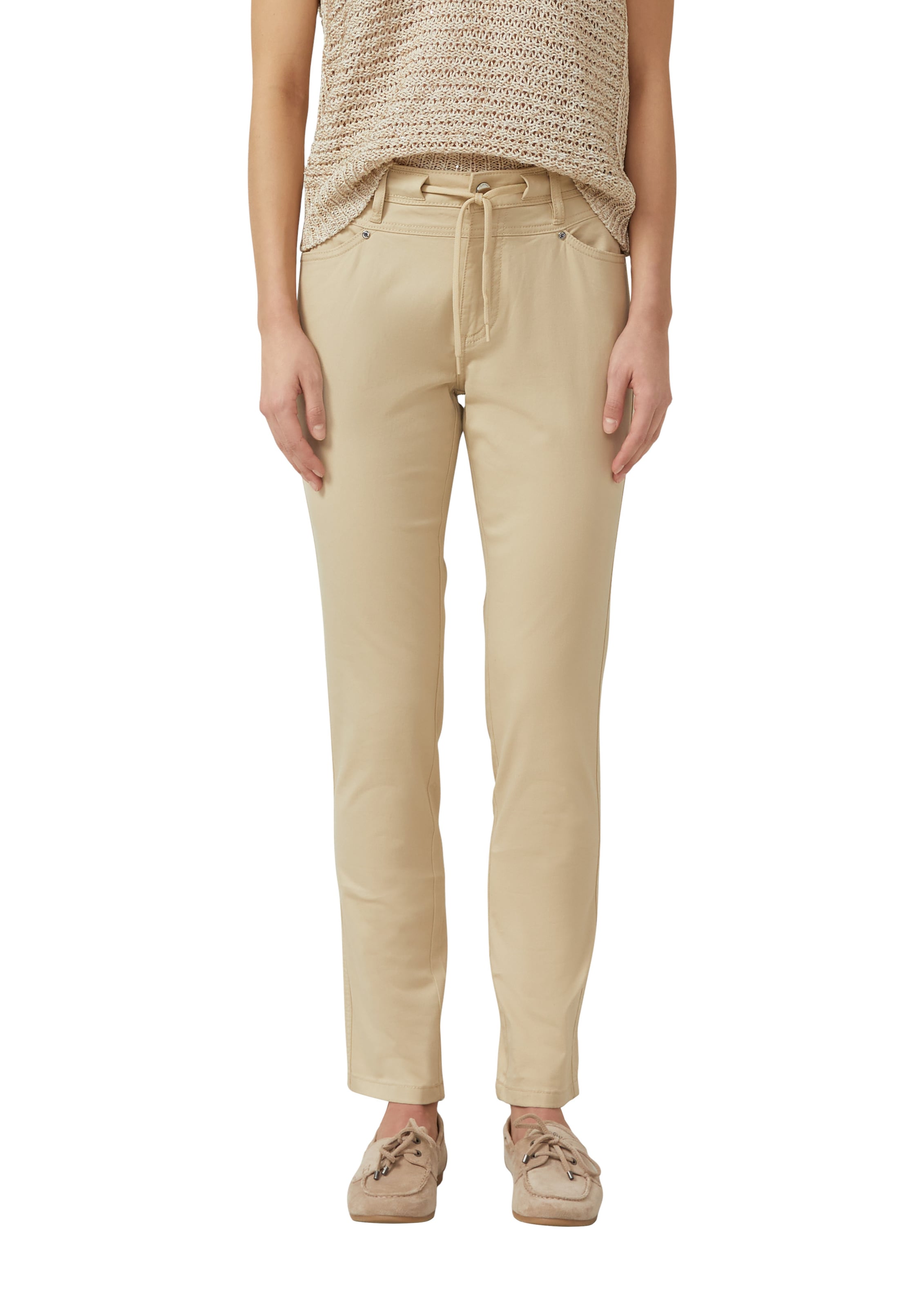 Coupe slim Pantalon s.Oliver en beige